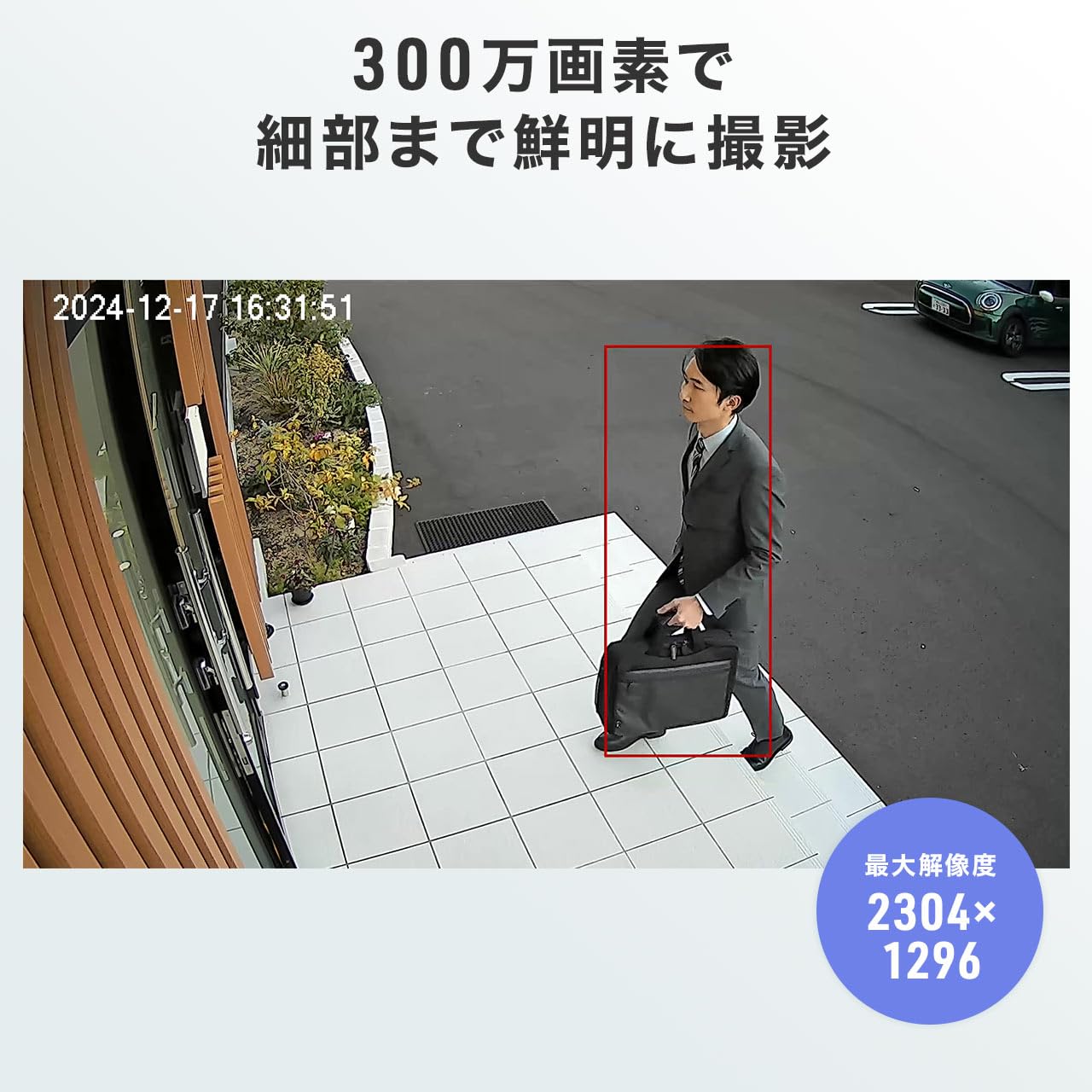 Amazon.co.jp: サンワダイレクト 防犯カメラ 屋外 室内